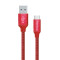 Кабель ColorWay USB - USB Type-C (M/M), 1 м, Red (CW-CBUC003-RD)