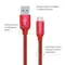 Кабель ColorWay USB - USB Type-C (M/M), 1 м, Red (CW-CBUC003-RD) Кабель ColorWay USB - USB Type-C (M/M), 1 м, Red (CW-CBUC003-RD)