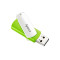 Флеш-накопичувач USB 64GB Apacer AH335 White/Green (AP64GAH335G-1)