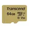 Карта пам`ятi MicroSDXC 64GB UHS-I/U3 Class 10 Transcend 500S + SD-adapter (TS64GUSD500S)