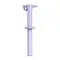 Телескопiчний монопод Grand-X Elegant Jack 3,5 U-кріплення 158-710мм Lilac (E3UPR)
