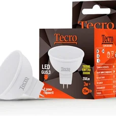 Лампа світлодіодна Tecro 3W GU5.3 3000K (TL-MR16-3W-3K-GU5.3)