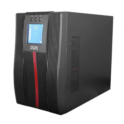Джерело безперебійного живлення Powercom MAC-3K Schuko, Online, 3 х євро, USB, RJ-45, метал (00230043)