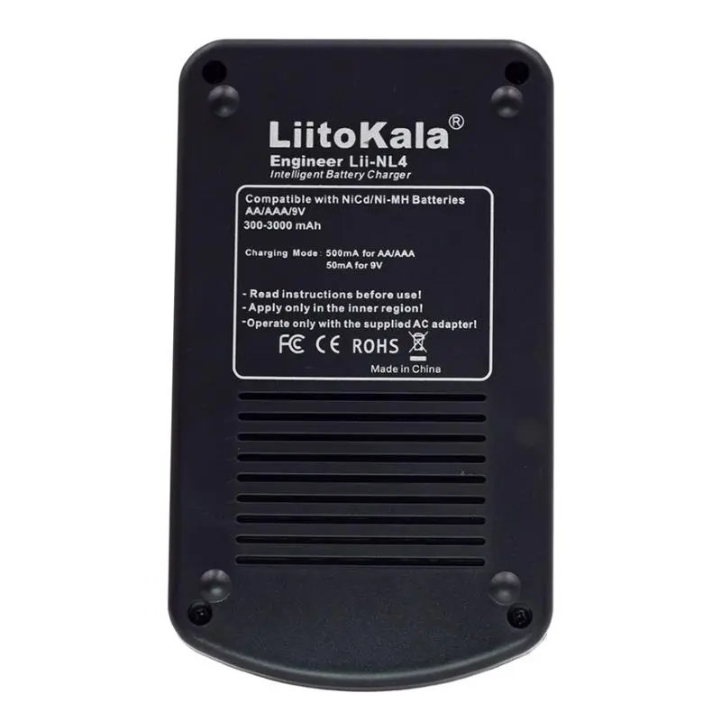 Зарядний пристрій Liitokala NL4 (Lii-NL4) Зарядний пристрій Liitokala NL4 (Lii-NL4)