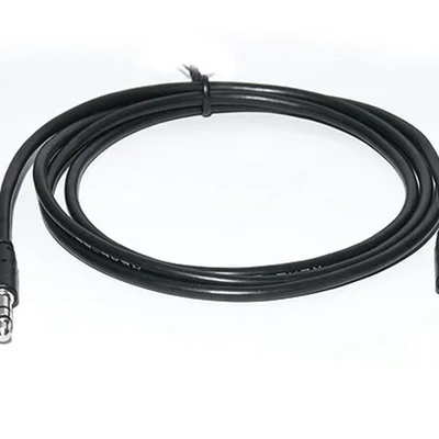 Аудіо-кабель REAL-EL Audio Pro 3.5 мм - 3.5 мм (M/M), 1 м, чорний (EL123500040)