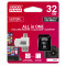 Карта пам`ятi MicroSDHC 32GB UHS-I Class 10 GOODRAM + SD-adapter + OTG Card reader (M1A4-0320R12)