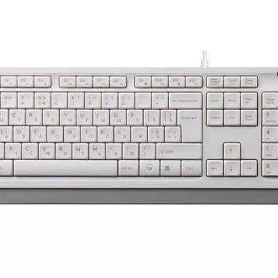 Клавіатура A4Tech FK10 Ukr White