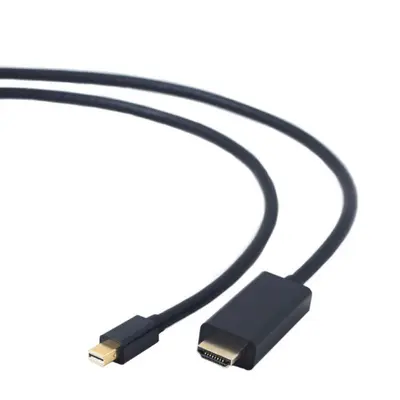 Кабель Cablexpert mini Displayport - HDMI V 1.2 (М/М), 1.8 м, чорний (CC-mDP-HDMI-6) пакет Кабель Cablexpert mini Displayport - HDMI V 1.2 (М/М), 1.8 м, чорний (CC-mDP-HDMI-6) пакет