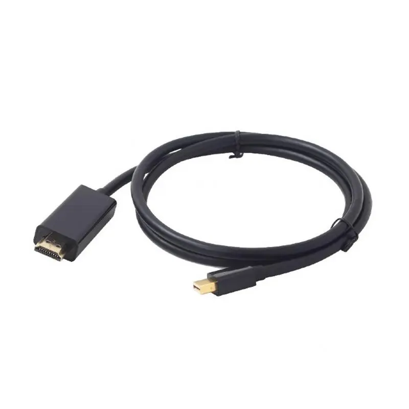 Кабель Cablexpert mini Displayport - HDMI V 1.2 (М/М), 1.8 м, чорний (CC-mDP-HDMI-6) пакет Кабель Cablexpert mini Displayport - HDMI V 1.2 (М/М), 1.8 м, чорний (CC-mDP-HDMI-6) пакет
