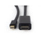 Кабель Cablexpert mini Displayport - HDMI V 1.2 (М/М), 1.8 м, чорний (CC-mDP-HDMI-6) пакет