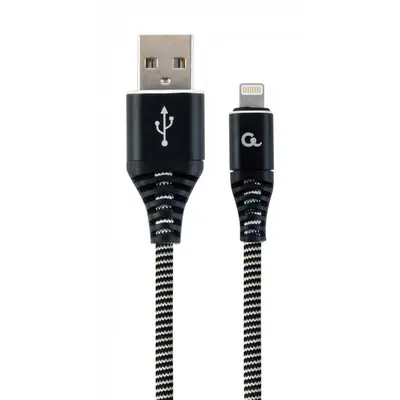 Кабель Cablexpert USB - Lightning (M/M), преміум, 2 м, чорний (CC-USB2B-AMLM-2M-BW) Кабель Cablexpert USB - Lightning (M/M), преміум, 2 м, чорний (CC-USB2B-AMLM-2M-BW)