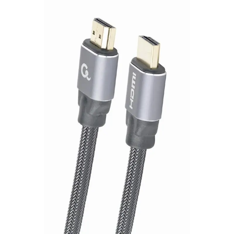 Кабель Cablexpert HDMI - HDMI V 2.0 (M/M), 2 м, чорний/сірий (CCBP-HDMI-2M) коробка Кабель Cablexpert HDMI - HDMI V 2.0 (M/M), 2 м, чорний/сірий (CCBP-HDMI-2M) коробка