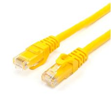 Патч-корд UTP Atcom RJ45, Cat.6, мідь, 0.5 м, жовтий