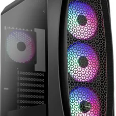 Корпус AeroCool Aero One Frost-G-BK-v1 (ACCM-PB17043.11) Black без БЖ