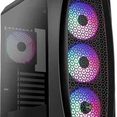 Корпус AeroCool Aero One Frost-G-BK-v1 (ACCM-PB17043.11) Black без БЖ