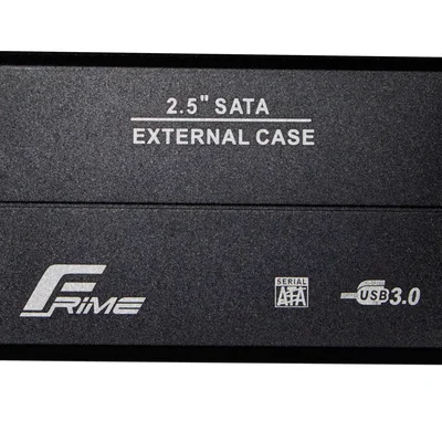 Зовнішня кишеня Frime SATA HDD/SSD 2.5", USB 3.0, Metal, Black (FHE20.25U30)