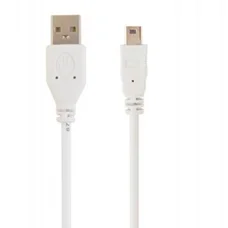 Кабель Cablexpert USB - mini USB V 2.0 (M/M), 5 pin, 0.9 м, White (CC-USB2-AM5P-3)