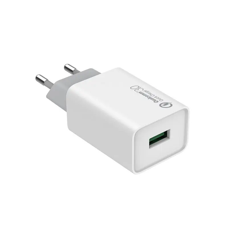 Мережевий зарядний пристрій ColorWay QC3.0 (1USBx3A) White (CW-CHS013Q-WT) Мережевий зарядний пристрій ColorWay QC3.0 (1USBx3A) White (CW-CHS013Q-WT)