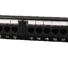 Патч-панель Cablexpert (NPP-C624CM-001) 19" 24 порта, UTP, cat.6