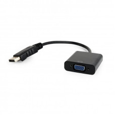 Адаптер Cablexpert (AB-DPM-VGAF-02) DisplayPort-VGA, 0.1м