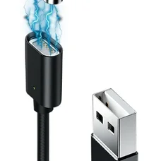 Кабель Grand-X USB - micro USB (M/M), магнитный, 1 м, Black (MG-01M)
