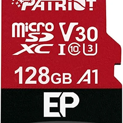 Карта пам`ятi MicroSDXC 128GB UHS-I/U3 Class 10 Patriot EP A1 R90/W80MB/s + SD-adapter (PEF128GEP31MCX)