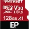 Карта пам`ятi MicroSDXC 128GB UHS-I/U3 Class 10 Patriot EP A1 R90/W80MB/s + SD-adapter (PEF128GEP31MCX)