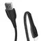 Кабель ColorWay USB - Lightning (M/M), PVC + Led, 2.4 А, 1 м, Black (CW-CBUL034-BK)