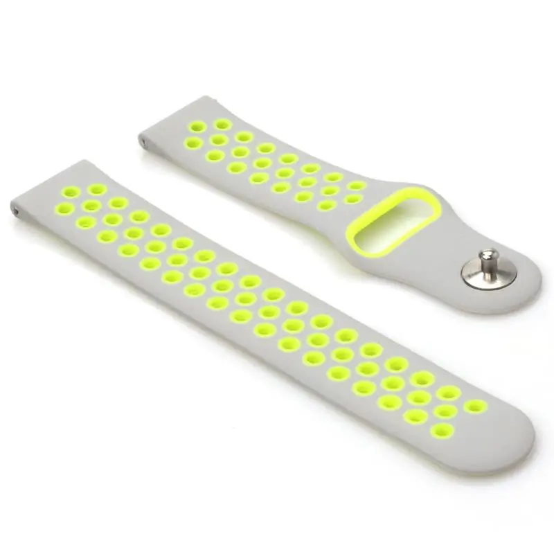 Ремінець BeCover Vents Style для Xiaomi iMi KW66/Mi Watch Color/Watch S1 Active/Haylou LS01/LS05 Grey-Green (705807) Ремінець BeCover Vents Style для Xiaomi iMi KW66/Mi Watch Color/Watch S1 Active/Haylou LS01/LS05 Grey-Green (705807)