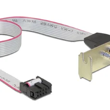 Планка Cablexpert CC-DB9ML-01 COM-port DB9 низькопрофільна, 0.4 м