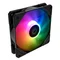 Вентилятор ID-Cooling TF-12025-ARGB, 120x120x25мм, 4-pin PWM, чорний