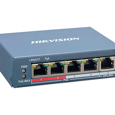Комутатор Hikvision DS-3E1105P-EI