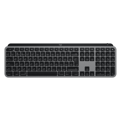 Клавіатура бездротова Logitech MX Keys Wireless for Mac Ukr Space Gray (920-009558)