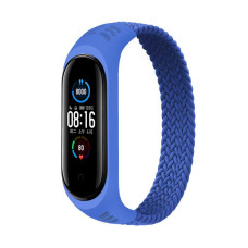 Ремінець BeCover Elastic Nylon Style для Xiaomi Mi Smart Band 5/Mi Smart Band 6 Size S Deep Blue (706138)