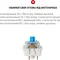 Набір перемикачів Motospeed Outemu Blue (mtsw10blu)