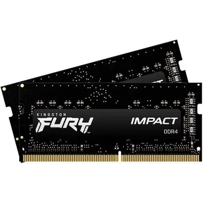 Модуль пам`ятi SO-DIMM 2x16GB/2666 DDR4 Kingston Fury Impact (KF426S16IBK2/32)