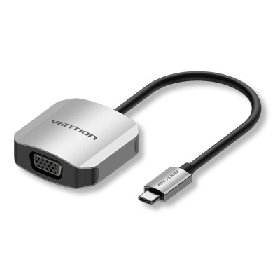 Перехідник Vention VGA - USB Type-C (F/M), 0.15 м (TDFHB)