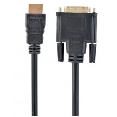 Кабель Maxxter (V-HDMI-DVI-1M) HDMI-DVI, 1м, чорний