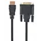 Кабель Maxxter (V-HDMI-DVI-1M) HDMI-DVI, 1м, чорний