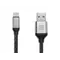 Кабель REAL-EL Premium Leather USB - USB Type-C (M/M), 1 м, Black (EL123500049)