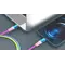 Кабель REAL-EL USB Type-C - Lightning (M/M), 1 м, Rainbow (EL123500054)