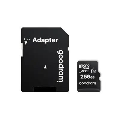 Карта пам`яті MicroSDXC 256GB UHS-I Class 10 GOODRAM + SD-adapter (M1AA-2560R12) Карта пам`яті MicroSDXC 256GB UHS-I Class 10 GOODRAM + SD-adapter (M1AA-2560R12)