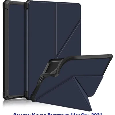 Чохол-книжка BeCover Ultra Slim Origami для Amazon Kindle Paperwhite 11th Gen. 2021 Deep Blue (707219)
