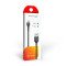 Кабель Grand-X USB - Lightning (M/M), Cu, 2.1 A, 1 м, Black (PL01B)