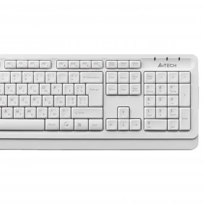 Комплект (клавіатура, миша) бездротовий A4Tech FG1012 White USB