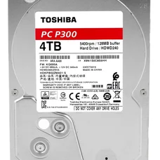Накопичувач HDD SATA 4.0TB Toshiba P300 5400rpm 128MB (HDWD240UZSVA)