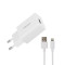 Зарядний пристрій Proda PD-A43i USB 2.4A + кабель USB Lightning White