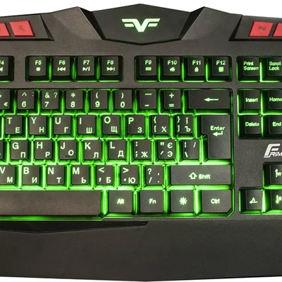 Клавіатура Frime Dragonfly Ukr Black (FLK18300)