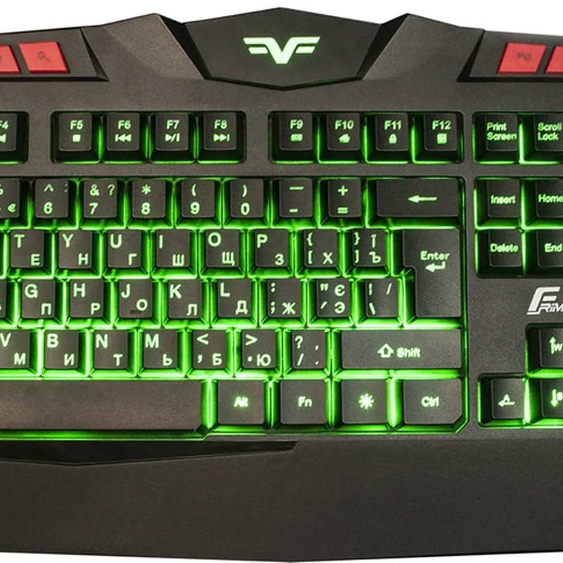 Клавіатура Frime Dragonfly Ukr Black (FLK18300)