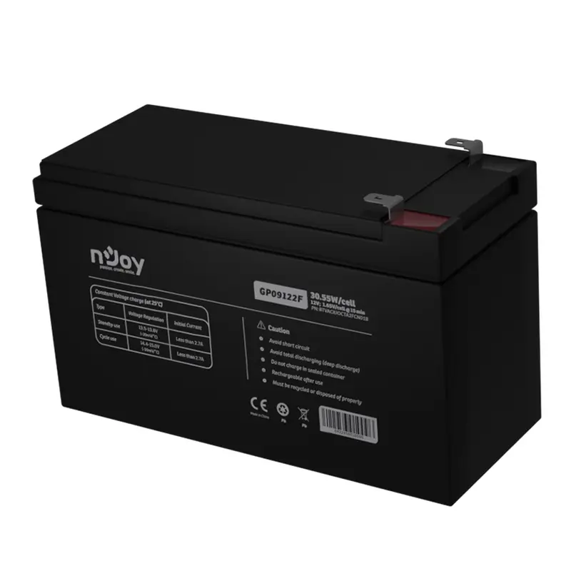 Акумуляторна батарея Njoy GP09122F 12V 9AH (BTVACIUOCTA2FCN01B) AGM Акумуляторна батарея Njoy GP09122F 12V 9AH (BTVACIUOCTA2FCN01B) AGM